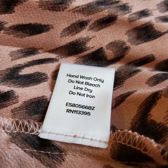 Peyton Jensen Leopard Pleated Skirt Sz XS - Picture 6 of 6